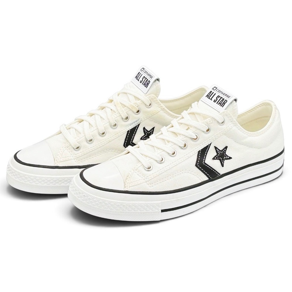Converse Star Player 76 Low Shoes Mens 9 Womens 10.5 Vintage White Black A01608C